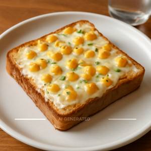 Cheese corn toast
