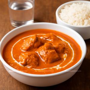 Butter chicken with [full