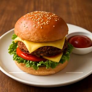 Veg cheese burger