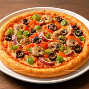 Loaded pizza