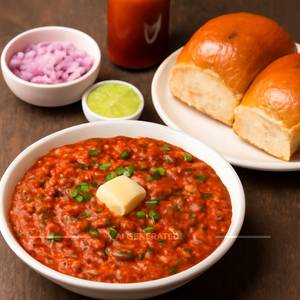 Schezwan Pav Bhaji