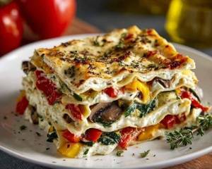 Vegetable Lasagna Baked Pasta