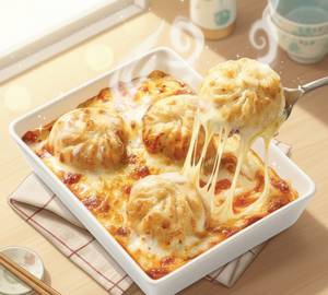 Chicken Fried Momos With Cheese (6Pc)