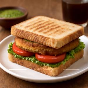 Aloo Tikki Sandwich