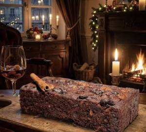 Christmas Plum Cake (Real Fruits)