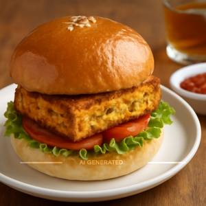 Paneer Patty Burger