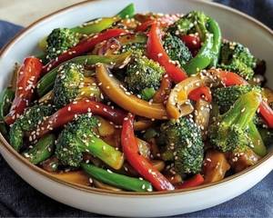 Diced Vegetable In Schezwan Pepper Sauce