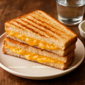 Plain cheese sandwich