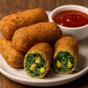 Corn and Spinach
