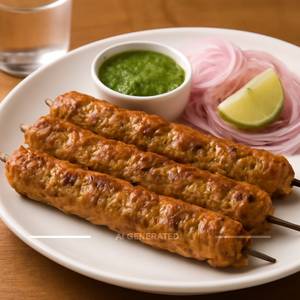 Chicken seekh kebab