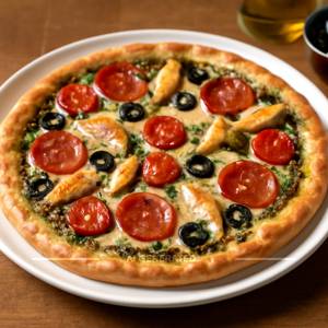 Pepperoni Chicken Pizza