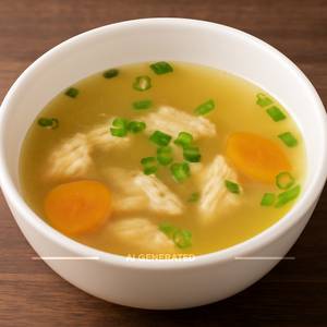 Clear soup  chicken soup