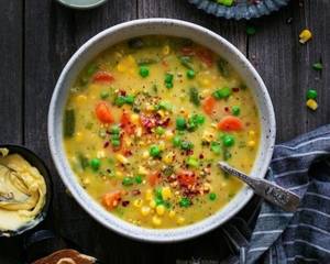Vegetable Sweet Corn Soup