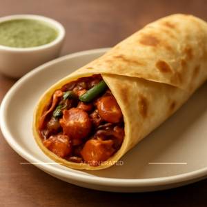 Chilli Paneer Roll