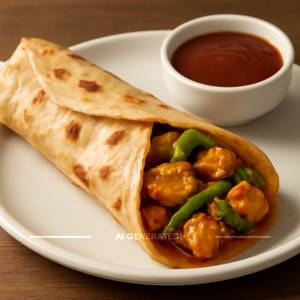 Chilli Paneer Roll