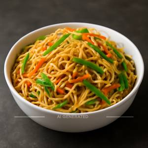 Veg hakka noodals