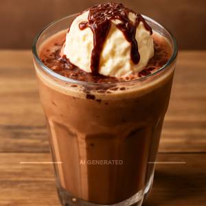 Chocolate Cold Coffee With Ice Cream