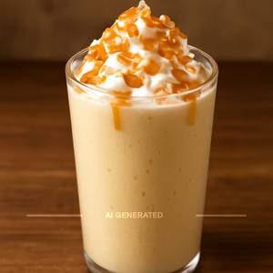 Butter scotch milk shake