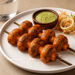Mushroom tikka
