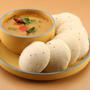 Idli [2 Pcs.] with Vada [ 1 Pcs. ]