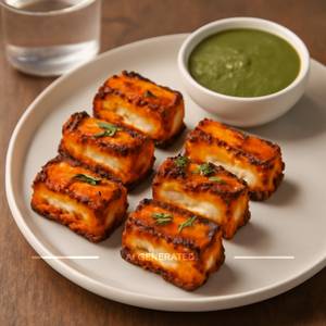 Veg Cheese Tandoori Burger