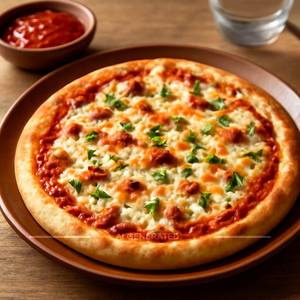 Schezwan cheese pizza