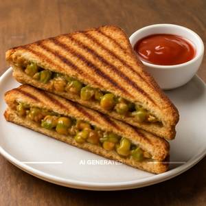 Aloo matar grilled