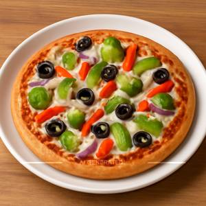 Veggie delight Pizza (8 Inches)