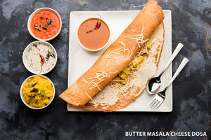Butter Masala Cheese Dosa