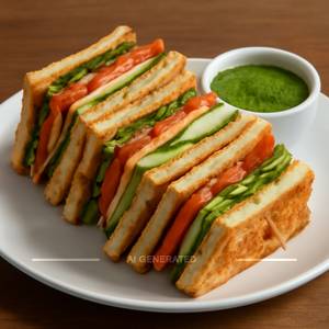 Veg Club Sandwich