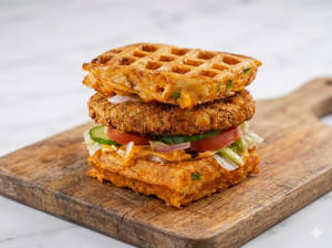 Veggie Waffle Burger