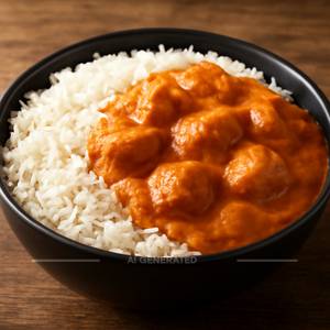 Butter Chicken Rice Bowl