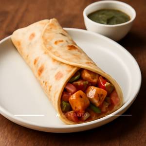 Chilli Paneer Roll