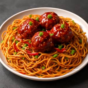 Veg Manchurian Schezwan Noodles