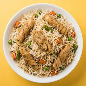 Zaikedaar Soya Chaap Biryani