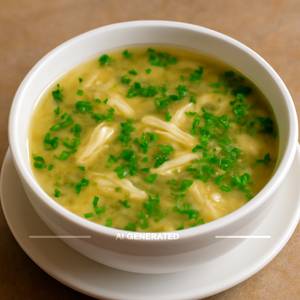 Lemon coriander chicken soup