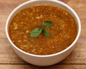 Vegetable Burnt Garlic Soup