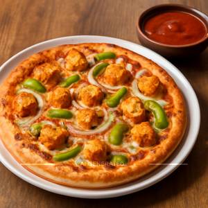 Kadhai paneer Pizza