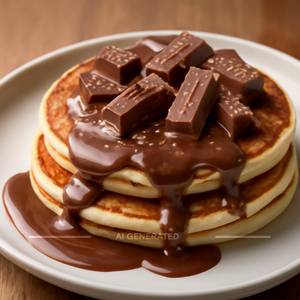 Kitkat pancake                                                               