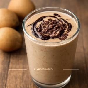 Chiku Chocolate Shake