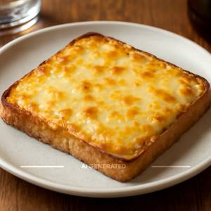 Open Cheese Sandwich