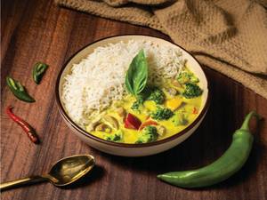 Thai Green Curry with Herb Infused Rice
