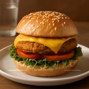 Veg Cheesy Burger