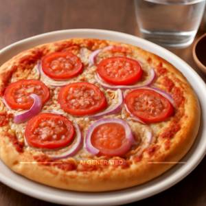 Onion Tomato Pizza
