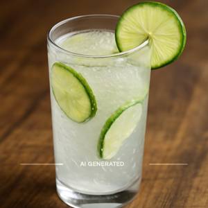 Fresh lime soda