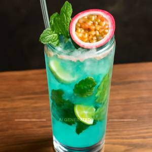 Blue Lagoon Mojito