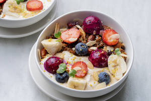 Banana & Peanut Butter Smoothie Bowl