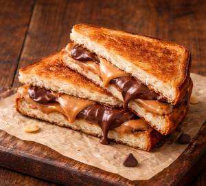 Peanut Butter Nutella Sandwich