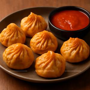 Veg Peri Peri Momos [6 Pieces]