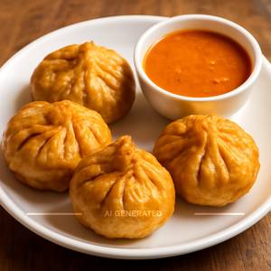 Veg Fried Momos [4 Pieces]